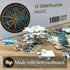 1000 Pieces Zodiac Jigsaw Puzzles for Adults Kids - Round Puzzle Game Toys Gift, Zodiac Horoscope