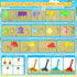 Eiranss 31Pcs Set 3 2 2 Summer 3-10 Beach Sand Toys for Kids - Sandbox Toy with Trucks, Collapsible Buckets, Castle