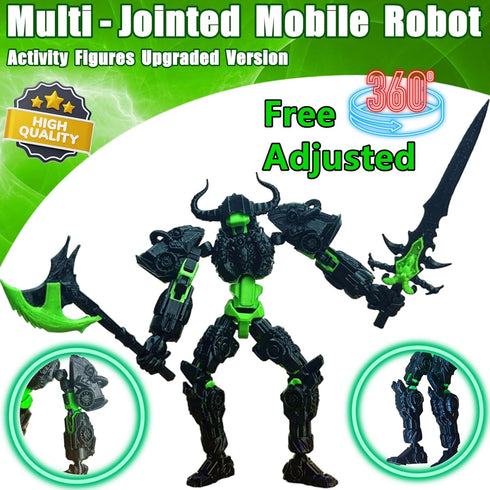 13 3D T13 13 13 Dummy 13 ULTHOOL Titan Action Figure,Assembly Completed Printed Multi-Jointed Movable Robot with Full