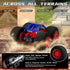 Stunt Remote Control Car with Oversized Sponge Tires, 2.4GHz Electric Race Stunt Vehicle Toy Double Sided 360° Rolling