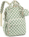 fufazfo Corduroy Diaper Bag Backpack, Large Capacity Multifunction Baby Diaper Bags for Women,