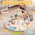 Tummy 0-3-6-18 6 5 URMYWO Time Mat - Comfortable Baby Floor Play Mat Activity Gym for Months, Developmental Zones