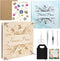 GTQYYF Flower Press Kit 11"x11" Large, 10 Layers Wooden Flower Pressing Kit for