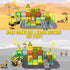 Aukney Set 2 3+ Magnetic Tiles Magnetic Construction with Dolls, Cars, Train, Train Tracks, Building Sensory Toys
