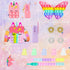 Pop Purse Pack Toy, Unicorn Rainbow Shoulder Crossbody Mini Keychain, Birthday Gifts for Kids Girls