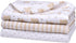 3 Pack 40" 36", Cotton Muslin Swaddle Blankets for Baby, x Lightweight, Breathable, Tan, (Little Me Bingle Bear)