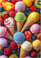 Jeacirio Jeaiciro 100 Piece Puzzles for Kids Ages 6-8 & 8-10, Delicious Ice