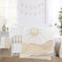 Sweet Jojo Designs Boho Fringe Ivory Boy or Girl Baby Crib Bed Skirt Nursery Dust Ruffle - Solid Neutral Cream Off
