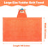 Tinyzo 2-Pack 0-5, (4832 inches) Toddler Bath Towels with Hood for Boys & Girls Age Large Size Soft & Absorbent Hooded