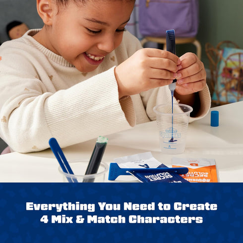 Elmer’s Squishies Mix and Match, DIY Squishy Toys, Kids Crafts, Creates 4 Mix and Match Characters, 24 Piece Kit by Elmer's