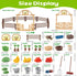 36PCS Playset Wheelbarrow, 3+ Farm Toys for Kids, Realistic Horse Stable with Fence & Gate, Mini Hay Bales, Kids