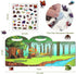 Insect Sticker Books for Toddlers, Reusable Jelly Bug Sticker Activity Book for Ages 2-5, Travel Quiet Toys