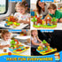 3 4 5 6 7 8 Soyee Magnetic Blocks Travel Toddler Toys Magnet Building Tiles Construction Cubes STEM Sensory Learning