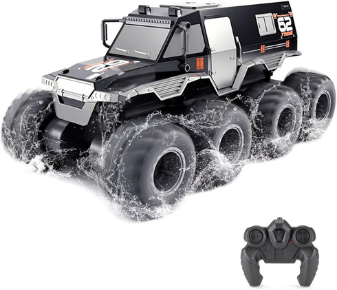 GoolRC Amphibious Remote Control Car, 8WD RC Cars, 2.4GHz Remote Control Boat,