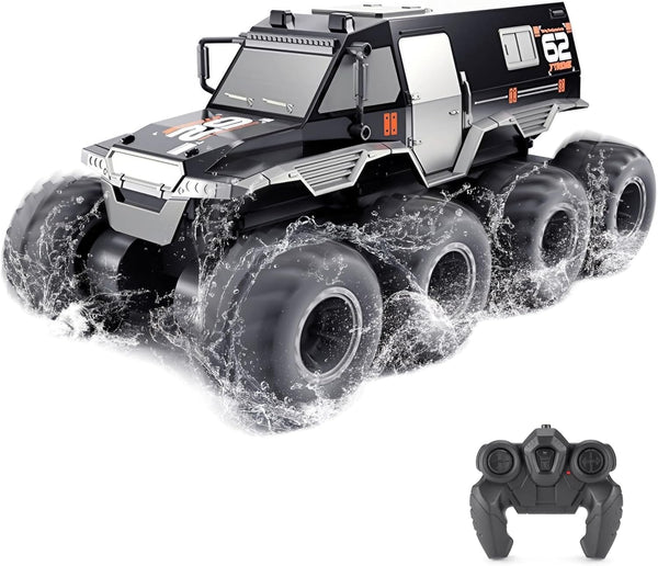 GoolRC Amphibious Remote Control Car, 8WD RC Cars, 2.4GHz Remote Control Boat,