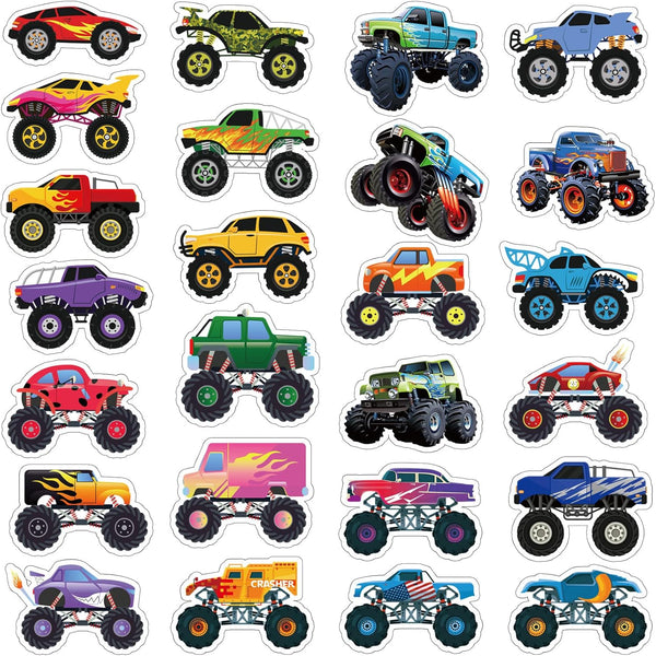 500 Pcs Truck Cartransportation Stickers for Kids Boys Construction Stickers for Toddler
