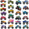 500 Pcs Truck Cartransportation Stickers for Kids Boys Construction Stickers for Toddler