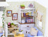 Ogrmar DIY Wooden Dollhouse Kit with LED Light & Cover