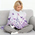CREAMIC Purple Butterfly Flower Nursing Covers for Breastfeeding Shawl-Style Breastfeeding Covers, Multi-Use Nursing