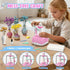 2.3in 8-12, 6-12+, Mini Pottery Wheel for Kids - Pottery Painting Craft Kit with Turntable, Clay, Flowers, Mess Free