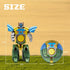 salepo 6PCS Transformable Fidget Spinners for Kids Party Favor, Deformable Robot Spinner Fidget Toys, Fingertip Gyros
