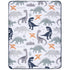 3 Set, Tummy Trend Lab Prehistoric Dinos Piece Crib Bedding Can Be Used As A Blanket Or A Playmat for Time, Includes