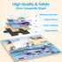 SYNARRY Air Land Water Transport Magnetic Puzzles for Toddlers 2-4, 20 Pieces Travel Puzzles for Kids Ages 4-6