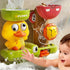 Bath Toys for Toddlers 1-3 with 3 Strong Suction Cups, Interactive Squirting