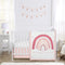 Sweet Jojo Designs 3-Piece Baby Crib Bedding Set (Boho Rainbow and Hearts)