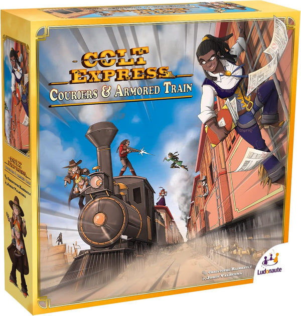 Colt Express Couriers & Armored Train Board Game Expansion | Train Strategy