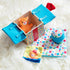 Melissa & Doug Wooden Surprise Gift Box, Infant Toy Gift Set (5 Pieces), Tactile Sensory Toy for Babies