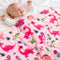 mermaker Toddler Blankets for Girls and Boys, Dinosaurs Blanket for Baby Shower