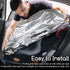 Baby Car Seat Sun Shade Cover - Toddler Car Seat Cooler with Draw String, Blocks Sunlight & UV Rays (42.5" x 29")
