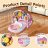 ALB Alive Lovely Baby Tummy 0 3 6 9 12 Alive Lovely Baby Gyms Play Mats, Musical Activity Center Baby Piano Gym Mat