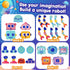 3-5,Montessori Robot Toys for Kids Wooden Learning Toy with Take Apart Features Robots,STEM Educational Play Fine Motor