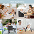 Hook On High Chair, Portable Foldable Clip On Baby Travel High Chair, Lightweight Feeding Seat with Storage Bag
