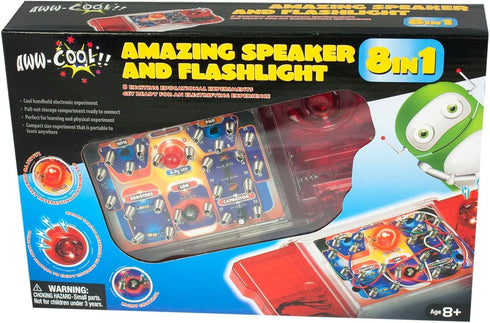 AWW! Speaker and Flashlight 8 in 1 Circuit Kits