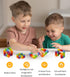30 Pack Wacky Track Fidget Toys Bulk Rainbow Snap and Click Twisty Toys for Kids, Party Favors, Classroom Rewards
