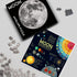 1000 1000 Antelope - Piece Puzzle for Adults, Space Moon Jigsaw Puzzles Pieces, Telescope Planet Close-up Round Puzzle