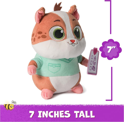 7-Inch 3 Vida The Vet, Popcorn Plush Toy, Tall Stuffed Animals with Super-Soft Fur, Kids Toys for Girls & Boys Ages