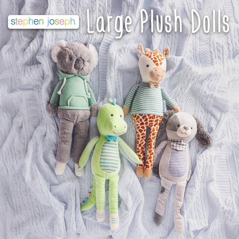 16 inches, Stephen Joseph, Stuffed Animal Toy Large Super Soft Plush Doll, Toys for Baby, Toddler, Kids, Bella Bunny