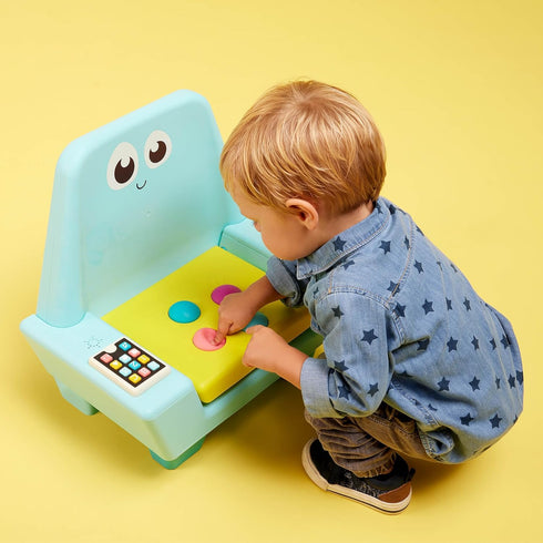 B. toys Interactive Musical Chair for Little Learners, Developmental Toy for Kids, Toddler Chair with Activities