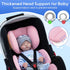 Infant Car Seat Insert, Ultra-Thick Carseat Head Support for Infant, Breathable Baby Car Seat Head & Body Support