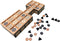 WE Games Royal Game of UR, Ancient Strategy Board Game for 2, Solid Wood with Storage Drawers