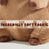 9.8in Capybara Plush, Cute Stuffed Animals with Turtle Backpack, Kawaii Plushie Toys for Kids