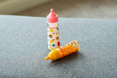 Toysmith My Sweet Baby Magic Baby Bottle Set, Two Bottles for Boys & Girls Age 3+