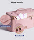 NCVI Breast Pump Storage Bag for Pumps and Extra Parts, Large Capacity Portable Pump Carrying Case with Handle