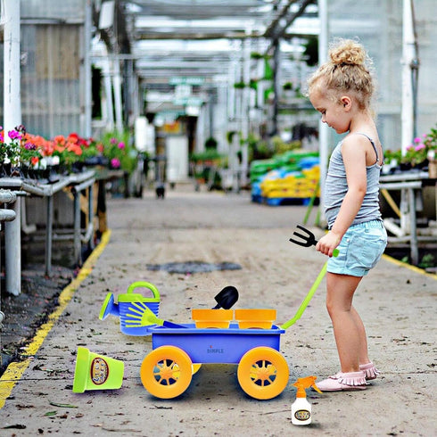 Set, Set 15 1-3, Set Dimple Garden Wagon & Tools Toy Kids Gardening - Pcs Outdoor Toys for Toddlers Sand Toys - Sturdy
