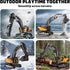 3 1 680, 3+ GraceDuck Remote Control Excavator Toys for Boys, in RC Excavator Toy with Alloy Bucket, Rock Breaker