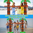 Jenaai Inflatable Palm Tree Limbo Game for Luau Party - Hawaiian Fun Limbo Game for Summer Decor and Parties